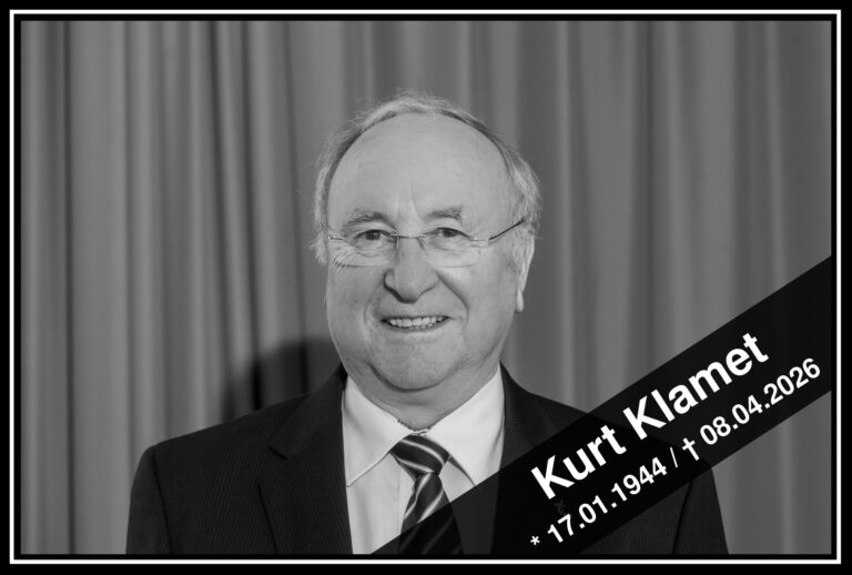 Wir nehmen Abschied von Kurt Klamet